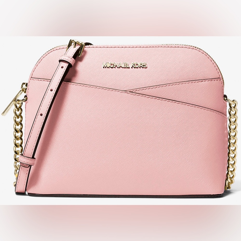 BNIP! MICHAEL KORS, Jet Set Travel Medium Dome Crossbody Bag, POWDER BLUSH 💖